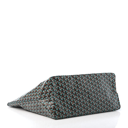 Goyard Goyardine Saint Louis Claire Voie GM Black Blue 4 of 9