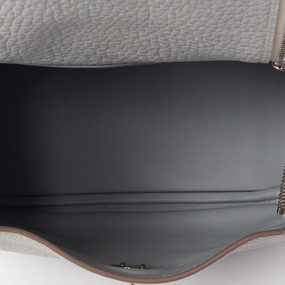 Hermes Taurillon Clemence Mini Lindy 20 Gris Perle 4 of 9