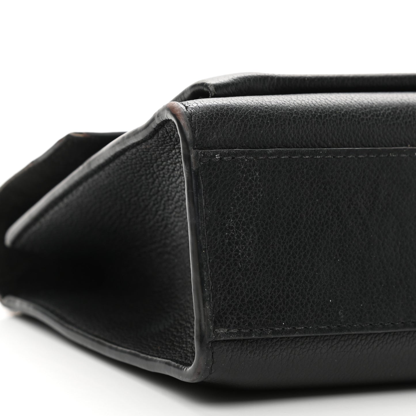 Soft Calfskin Mylockme Chain Bag BB Black