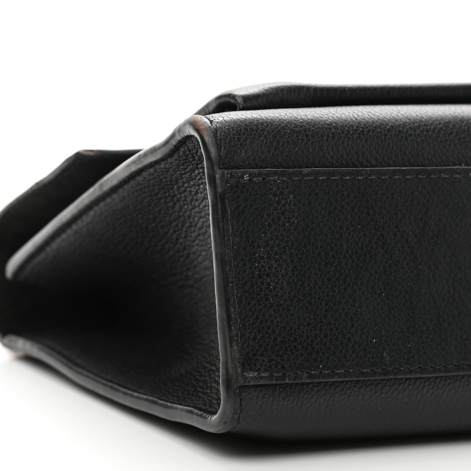 Louis Vuitton Soft Calfskin Mylockme Chain Bag BB Black 9 of 15