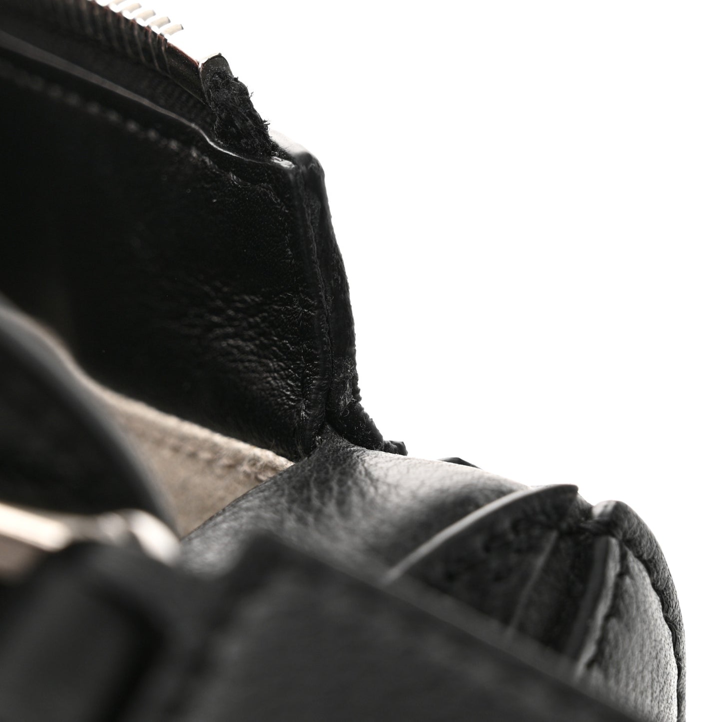 Calfskin Small Puzzle Bag Black