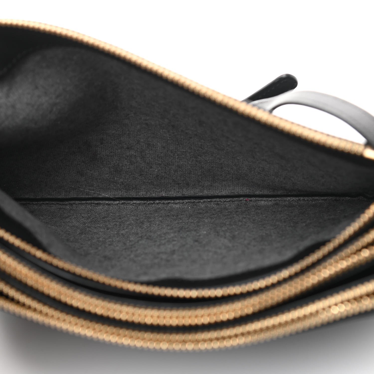 Celine Lambskin Large Trio Crossbody Bag Black 7 of 17