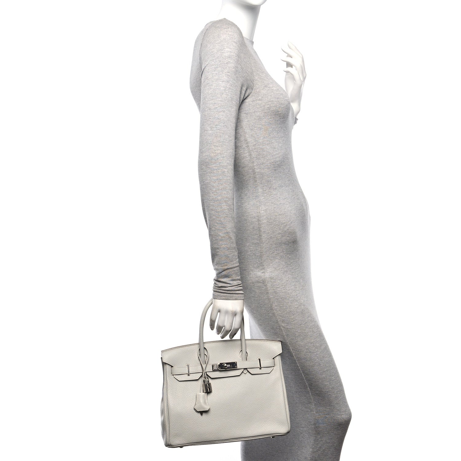 Hermes Togo Birkin 30 Gris Perle 2 of 12
