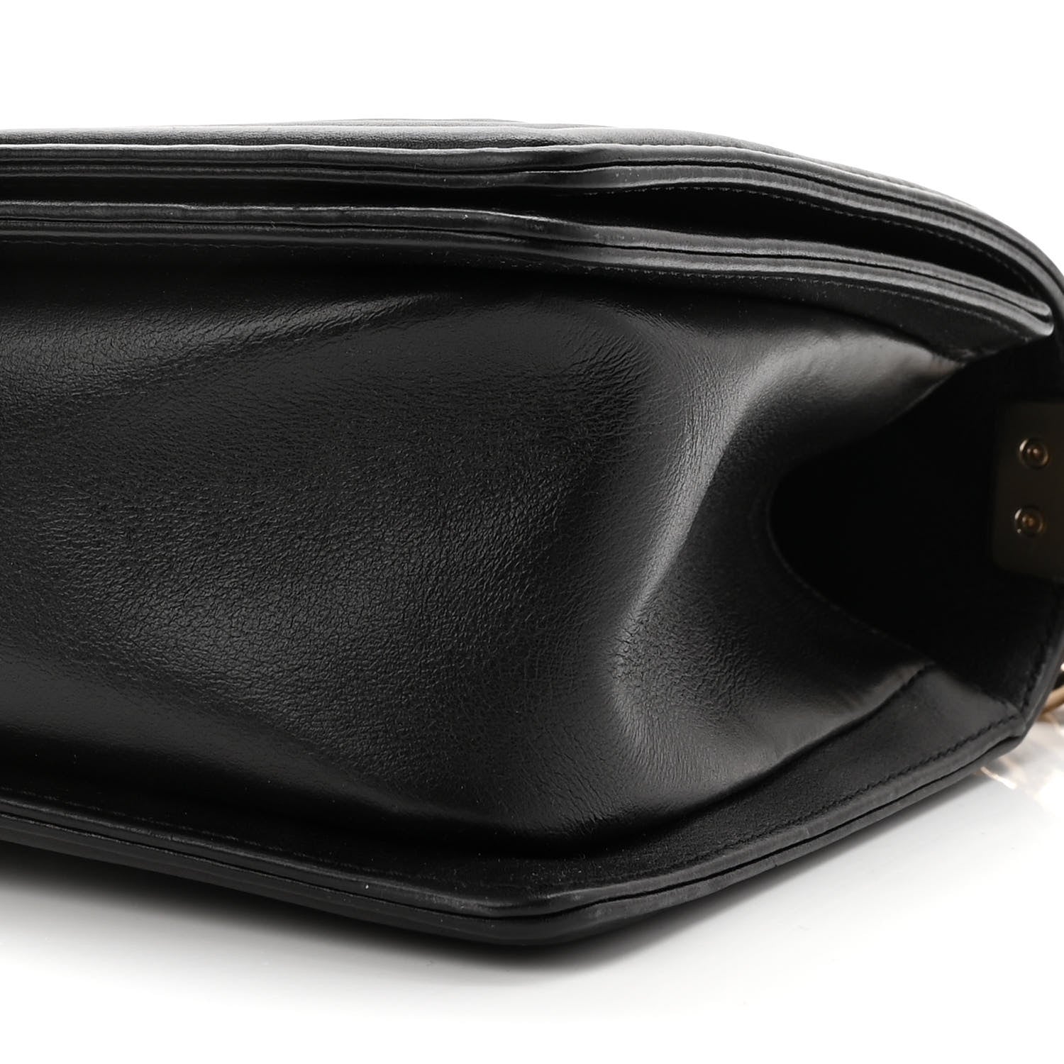 Chanel Lambskin Cotton Woven Medium Boy Flap Black 10 of 10