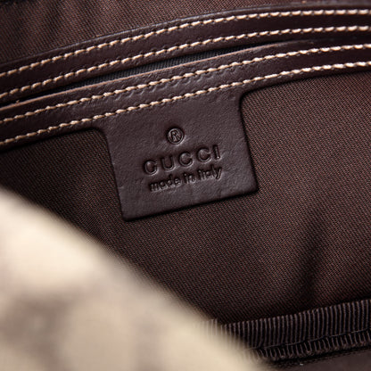 Gucci GG Supreme Monogram Belt Bag Dark Brown 8 of 9
