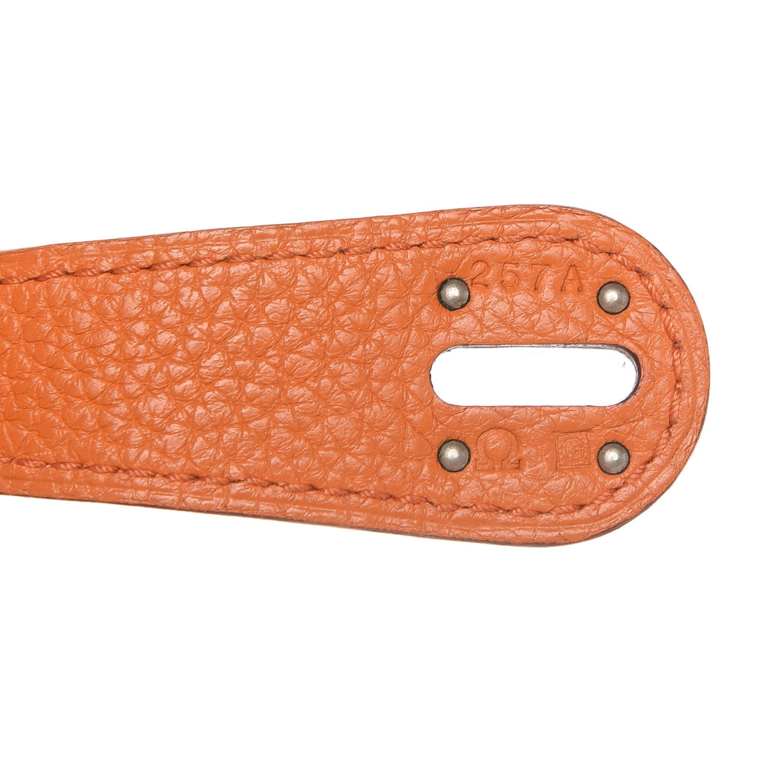 Hermes Taurillon Clemence Lindy 30 Orange 11 of 14