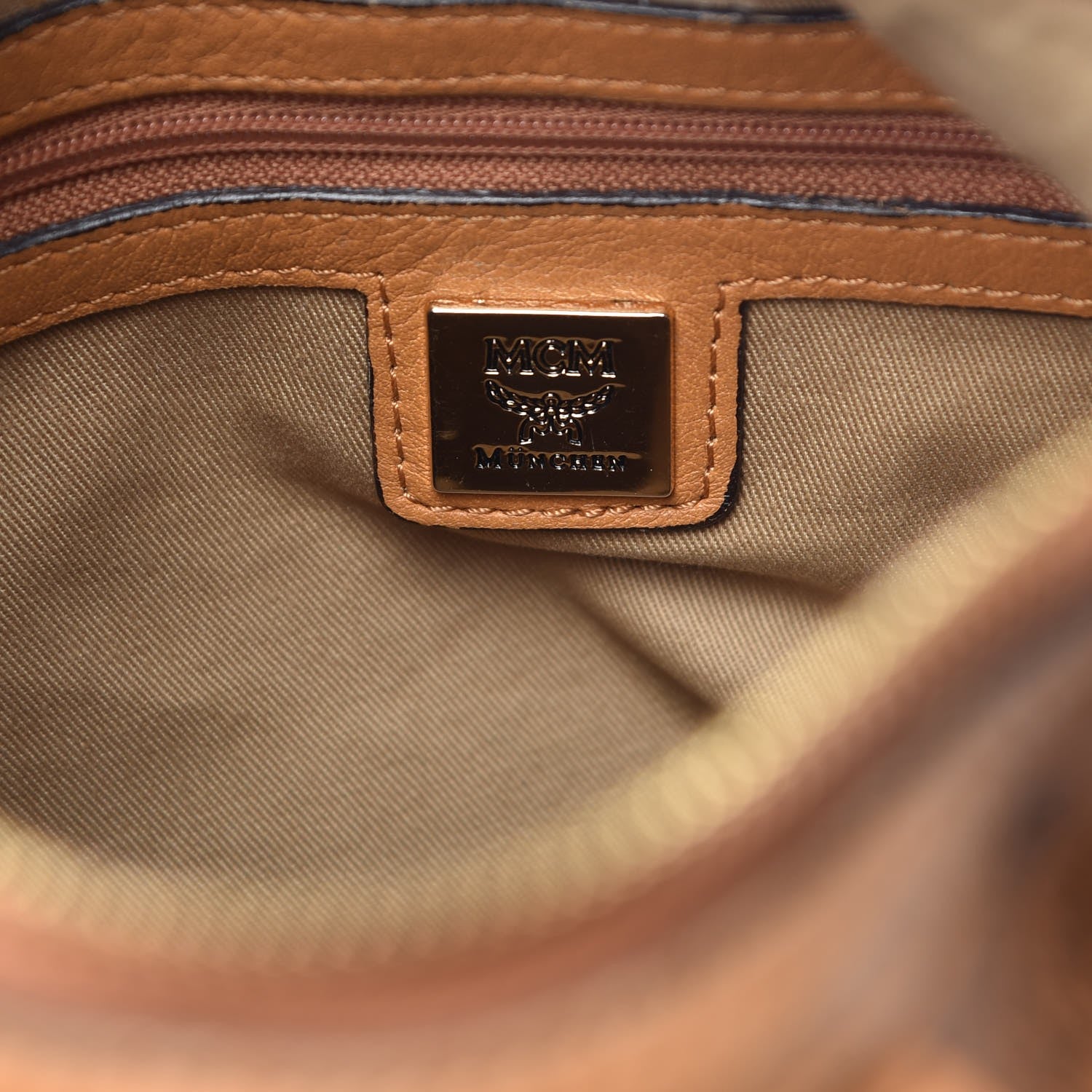 MCM Visetos Hobo Cognac 6 of 15