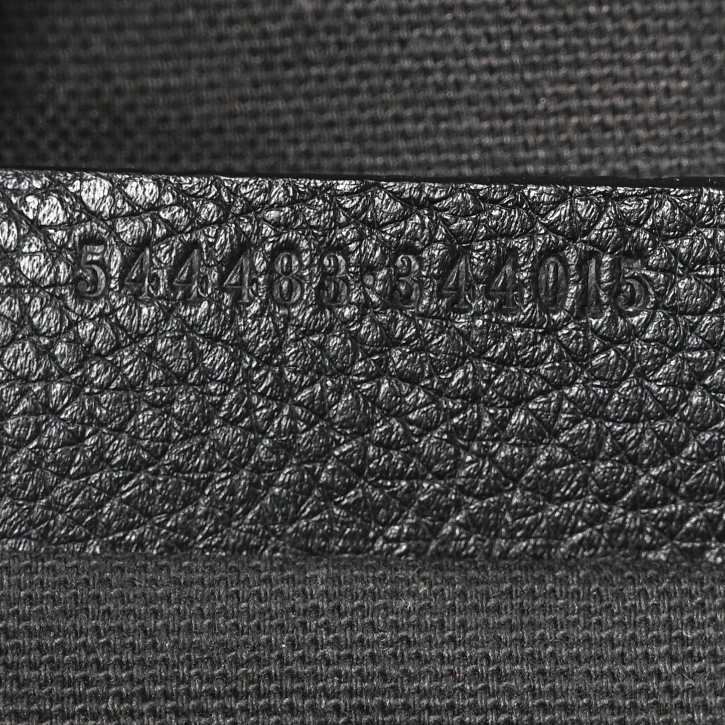 Pebbled Calfskin Small Skull Padlock Zip Around Tote Black