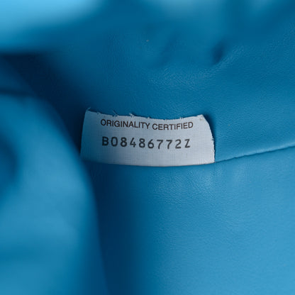 Bottega Veneta Smooth Butter Calf The Pouch Oversized Clutch Sky Blue 7 of 9