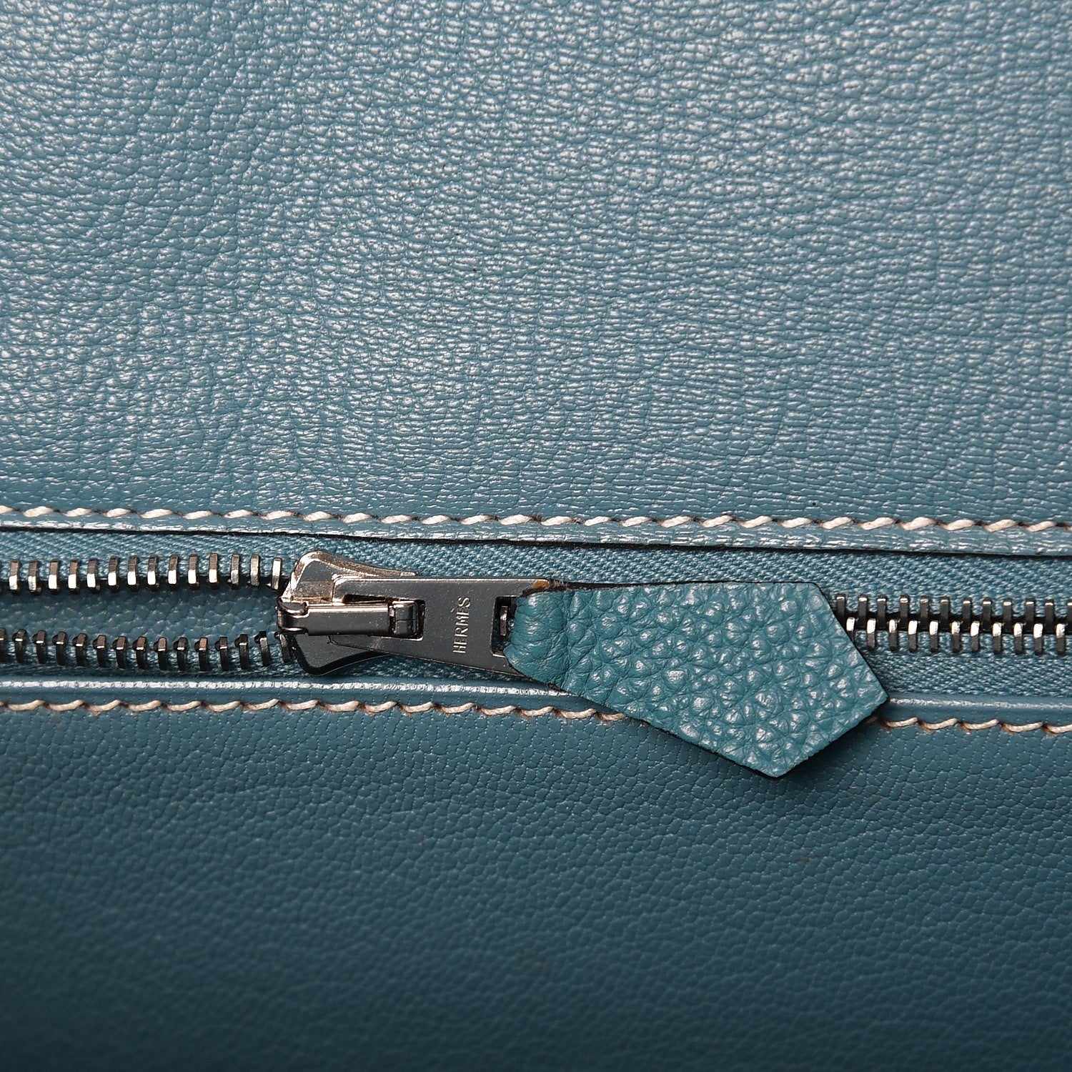 Hermes Togo Birkin 35 Blue Jean 14 of 38