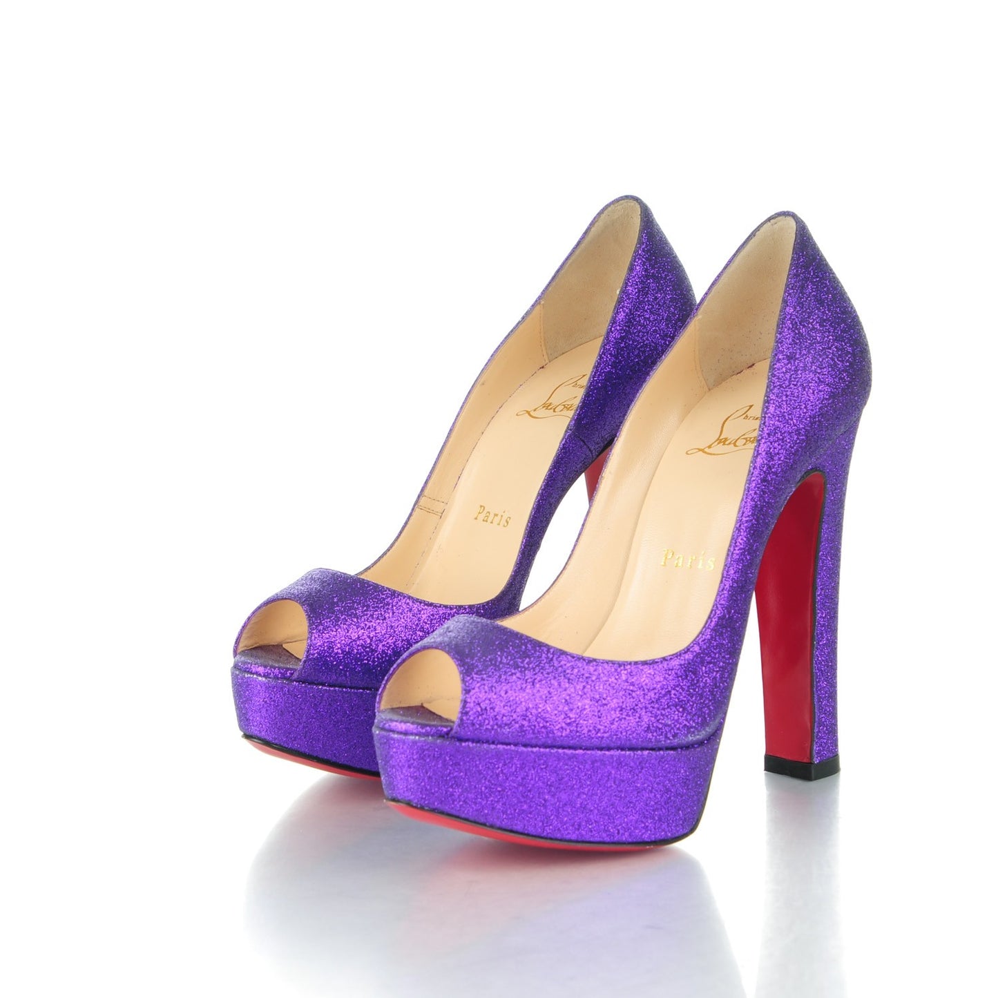 Glitter Bambou 140 Pumps 35.5 Purple