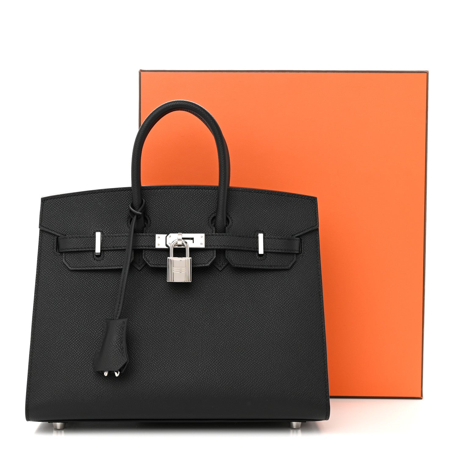 Hermes Epsom Birkin Sellier 25 Black 11 of 11
