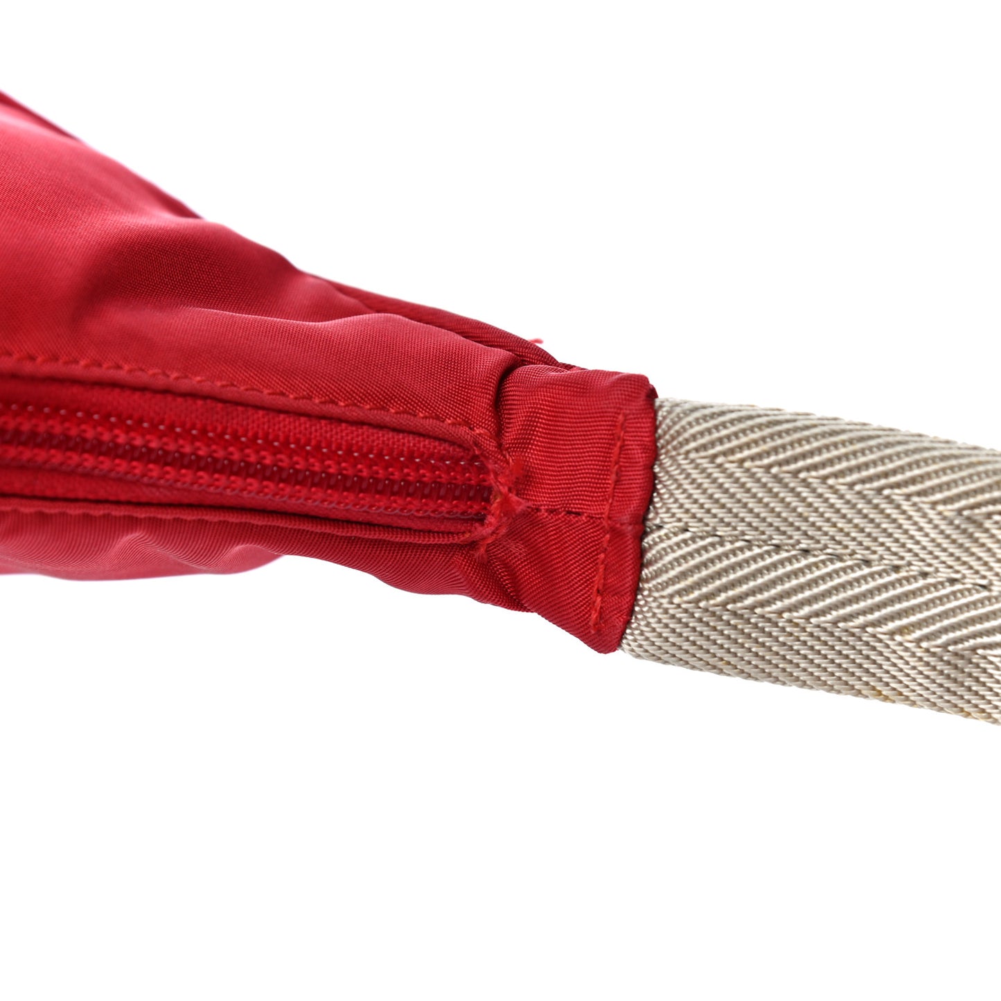 Tessuto Nylon Sport Shoulder Bag Rosso