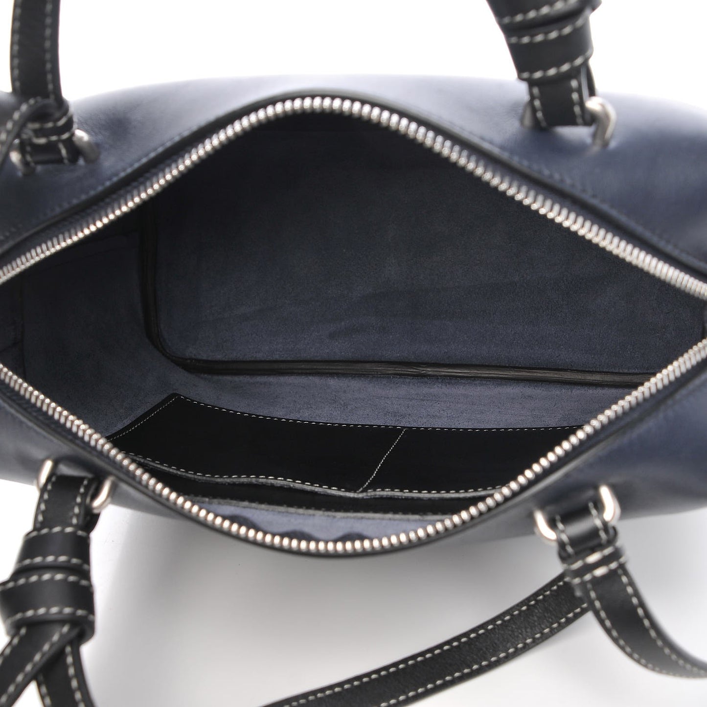 Lambskin Small Soft Cube Satchel Navy