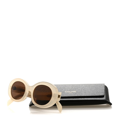 Celine Acetate Triomphe 01 Sunglasses CL40194U White 7 of 7