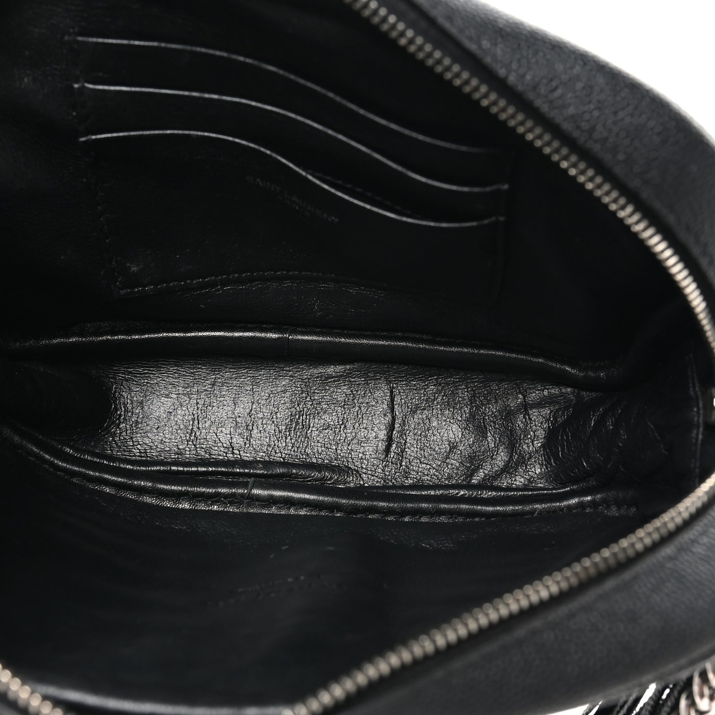 Grain De Poudre Matelasse Monogram Mini Lou Camera Bag Black