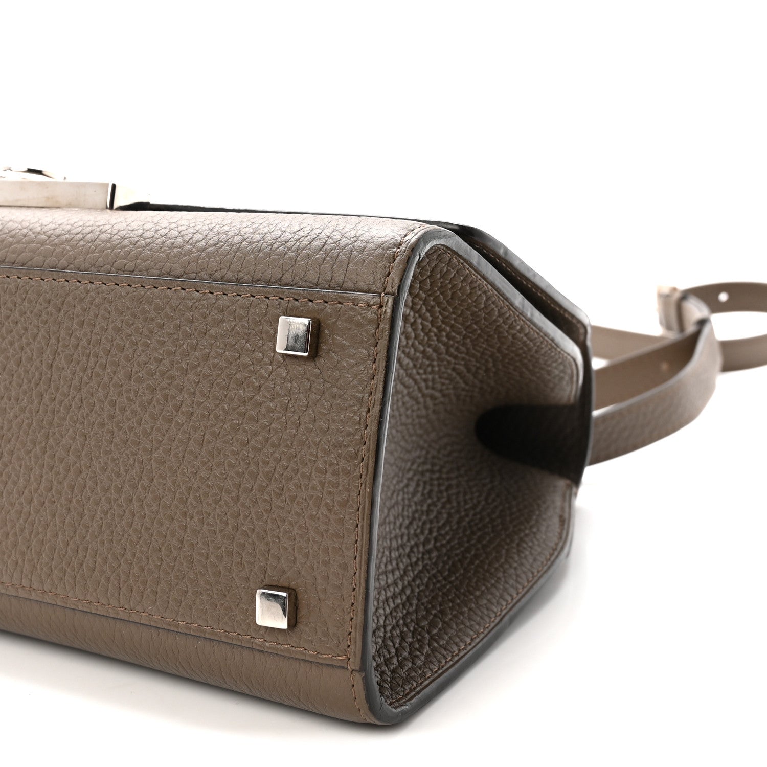 Moynat Taurillon Blush Rejane PM Taupe 9 of 9