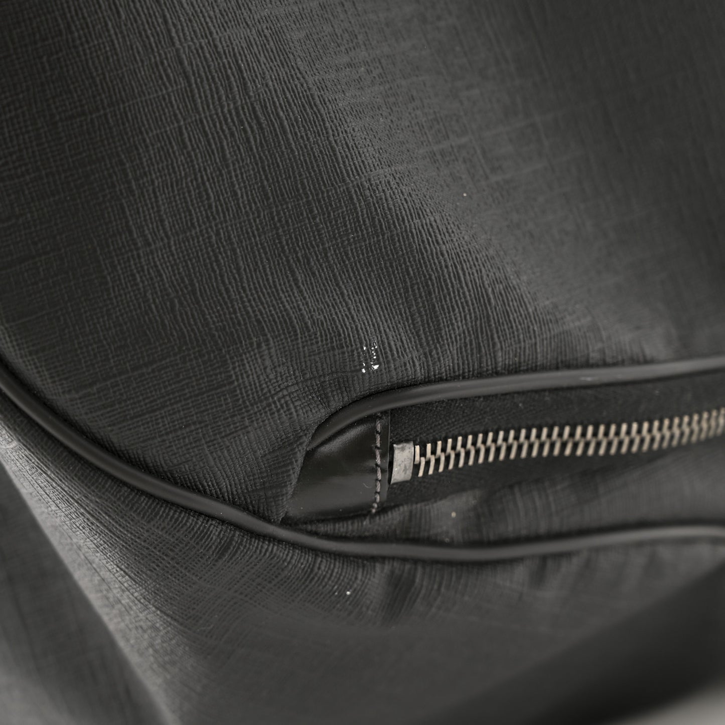 GG GUCCI Coated Canvas Interlocking G Travel Backpack Black