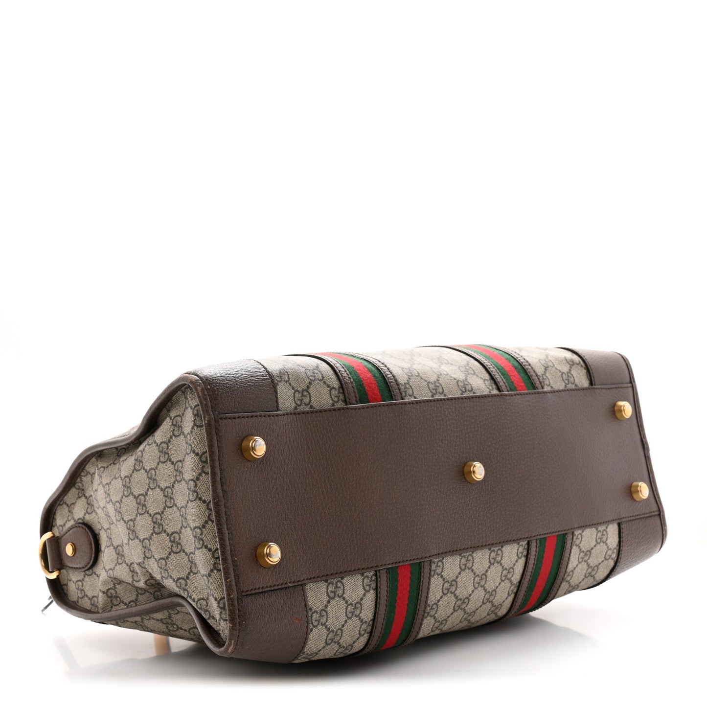 Soft GG Supreme Monogram Web Neo Vintage Duffle Bag Beige New Acero Crop