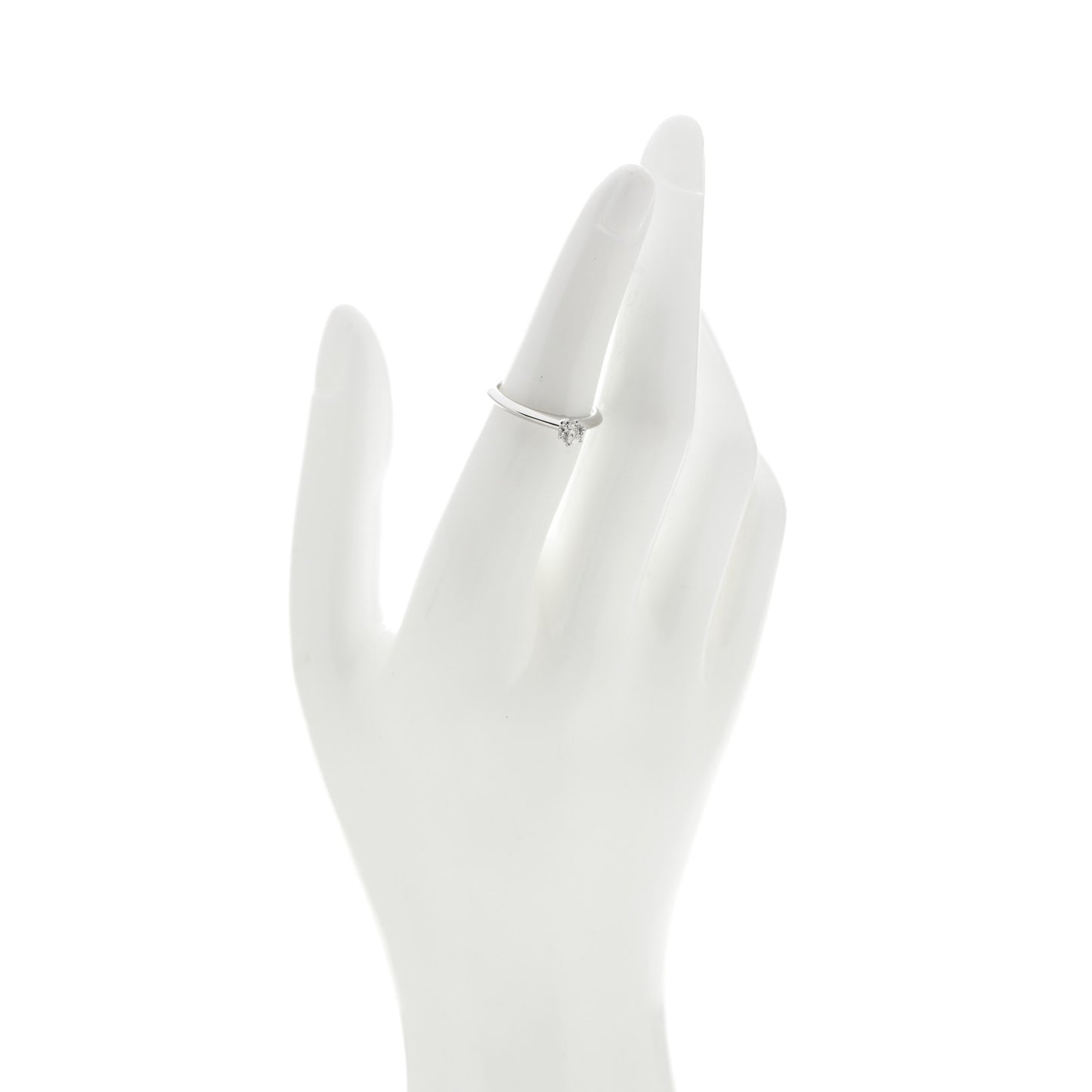 Platinum Diamond .22ct Solitaire Engagement Ring 51 5.75