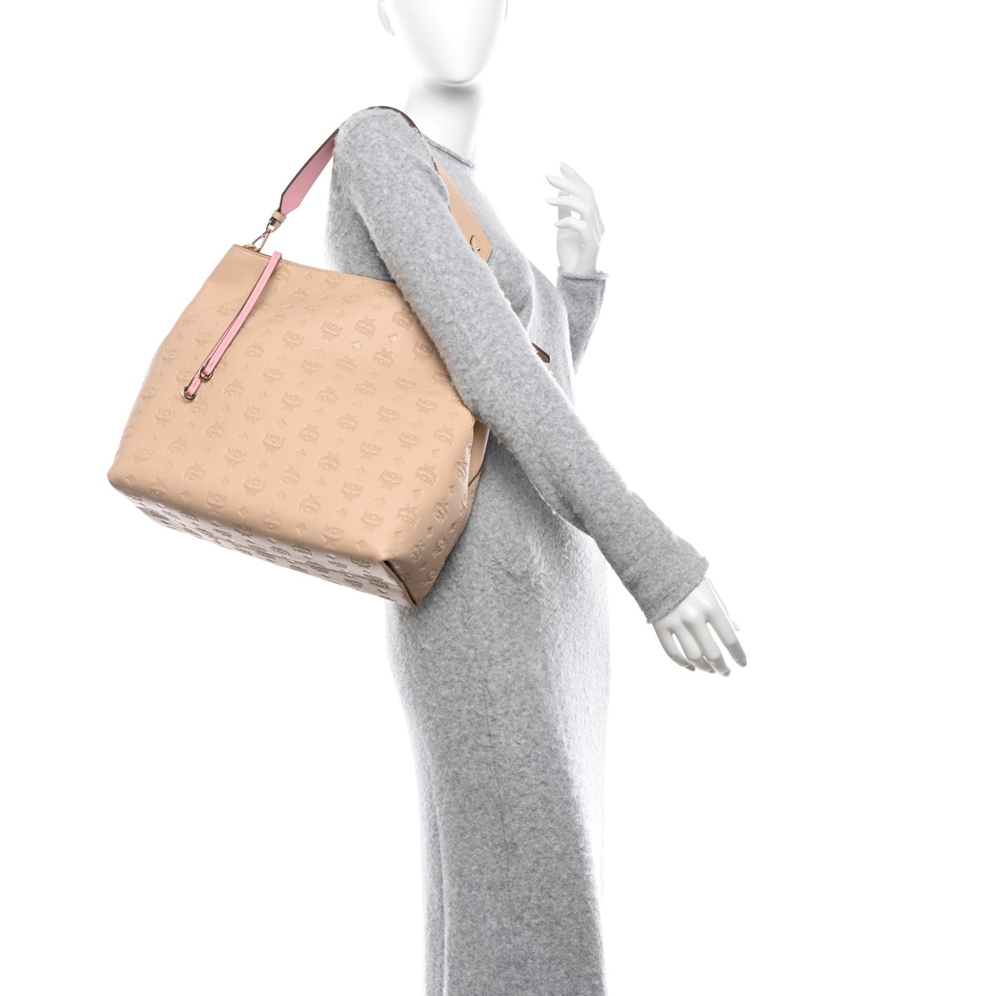 Calfskin Ottomar Monogram Medium Klara Hobo New Beige