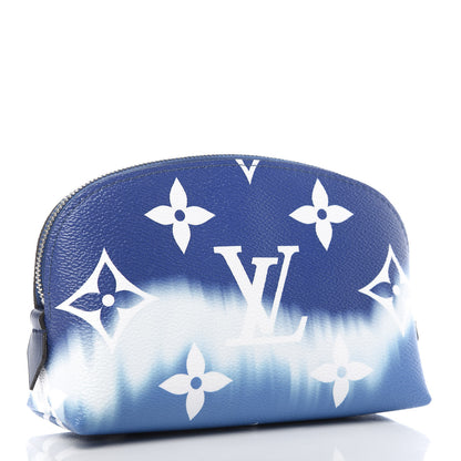 Louis Vuitton Monogram Giant Escale Cosmetic Pouch Blue 3 of 7