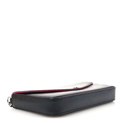 Louis Vuitton Epi Pochette Felicie Black Hot Pink 5 of 12