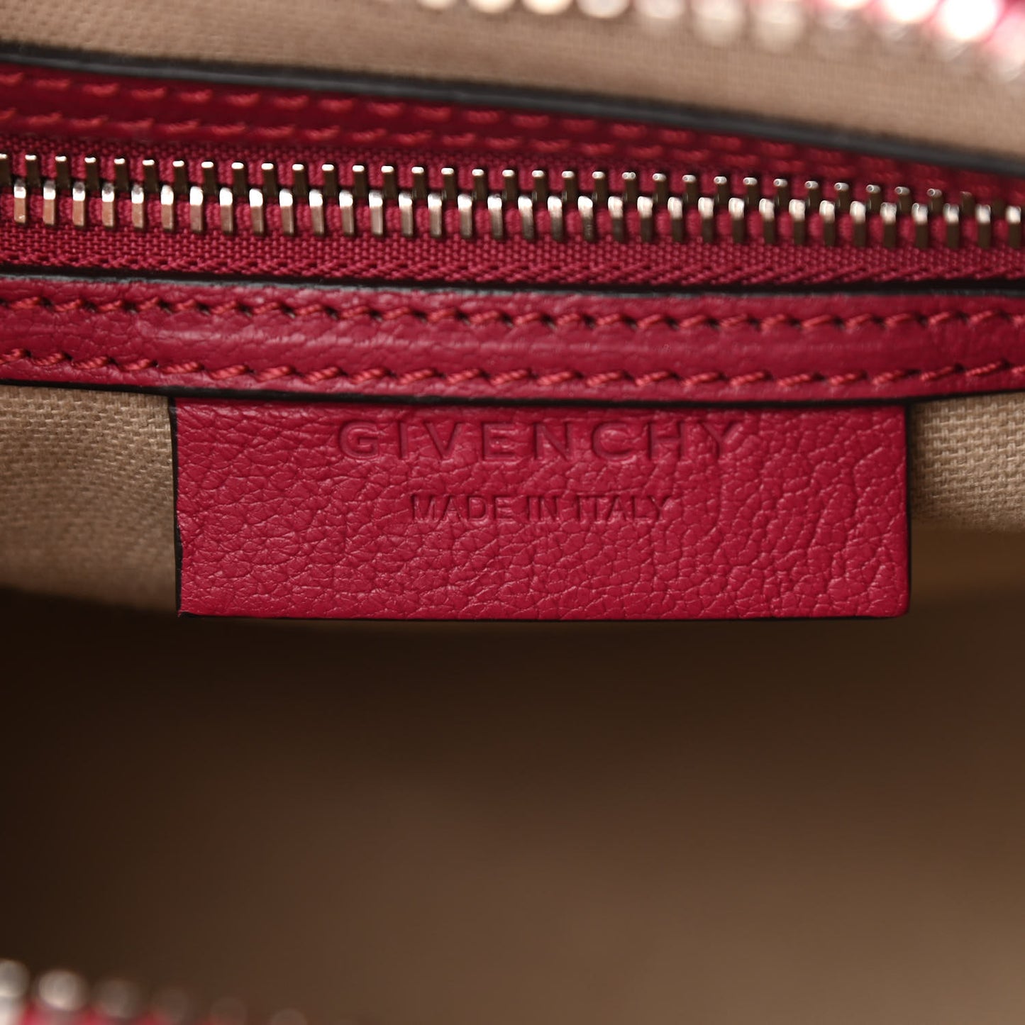 Sugar Goatskin Mini Antigona Magenta