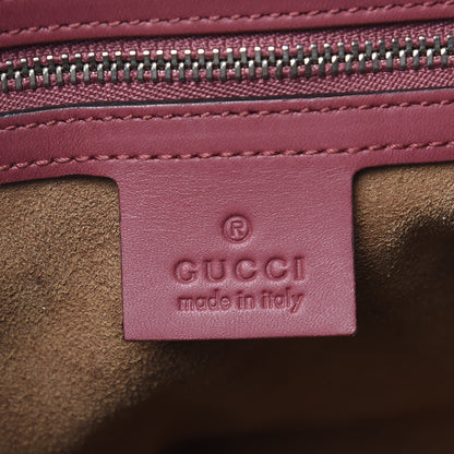 Gucci GG Supreme Monogram Blooms Small Boston Beige Multicolor Dry Rose 7 of 13
