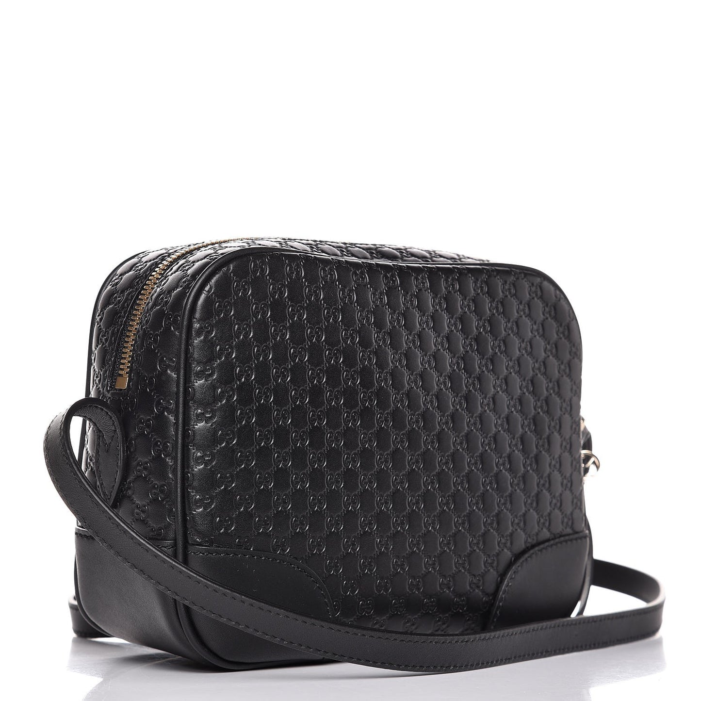 Microguccissima Mini Bree Messenger Bag Black