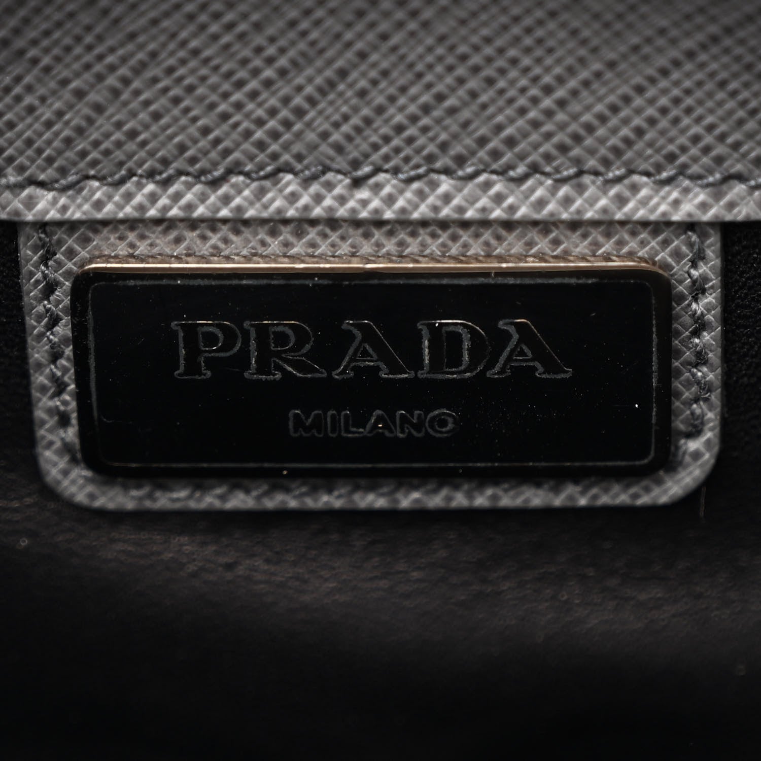 Prada Saffiano Travel Briefcase Mercurio 6 of 10