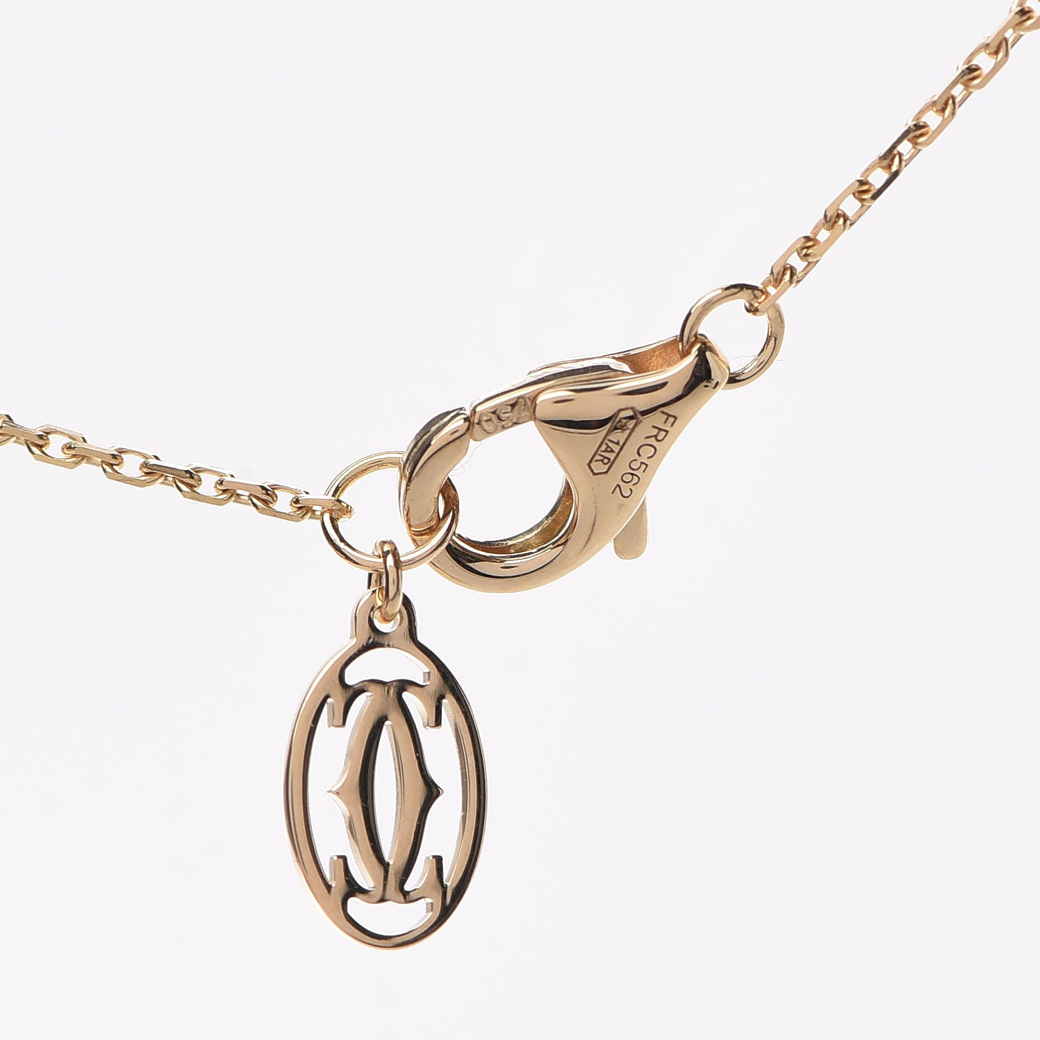 Cartier 18K Yellow Gold Diamond XS D'Amour Pendant Necklace 6 of 8