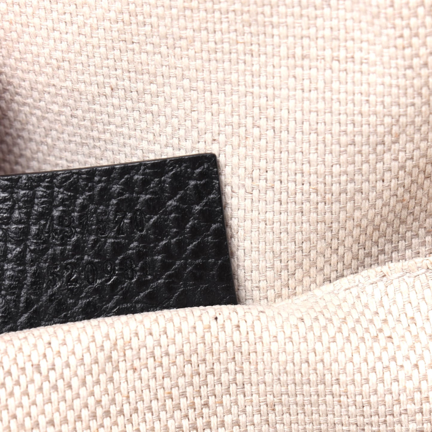 Pebbled Calfskin Soho Chain Backpack Black