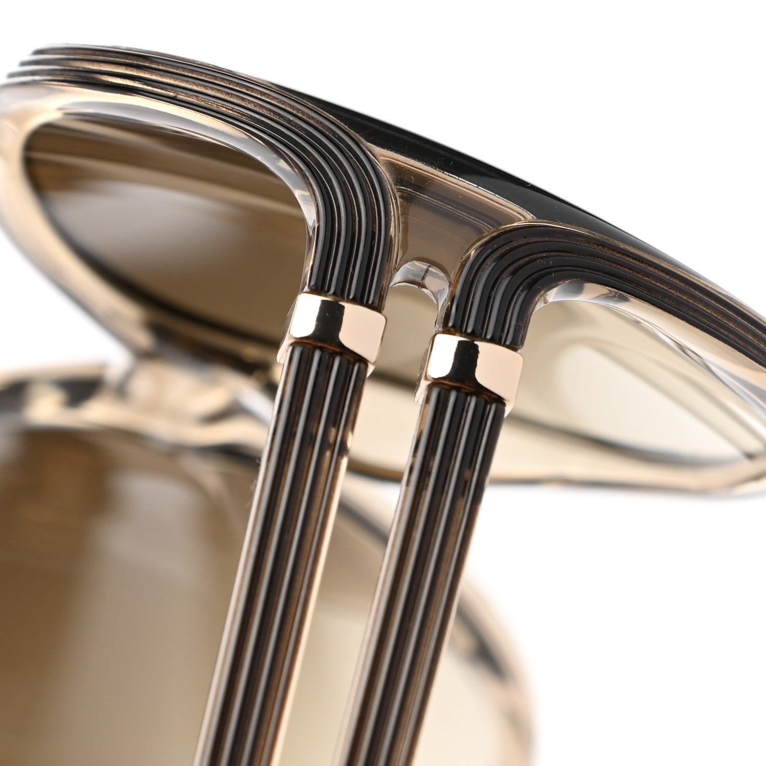 Chloe Oversized Round Sunglasses CE651S Gold 8 of 8