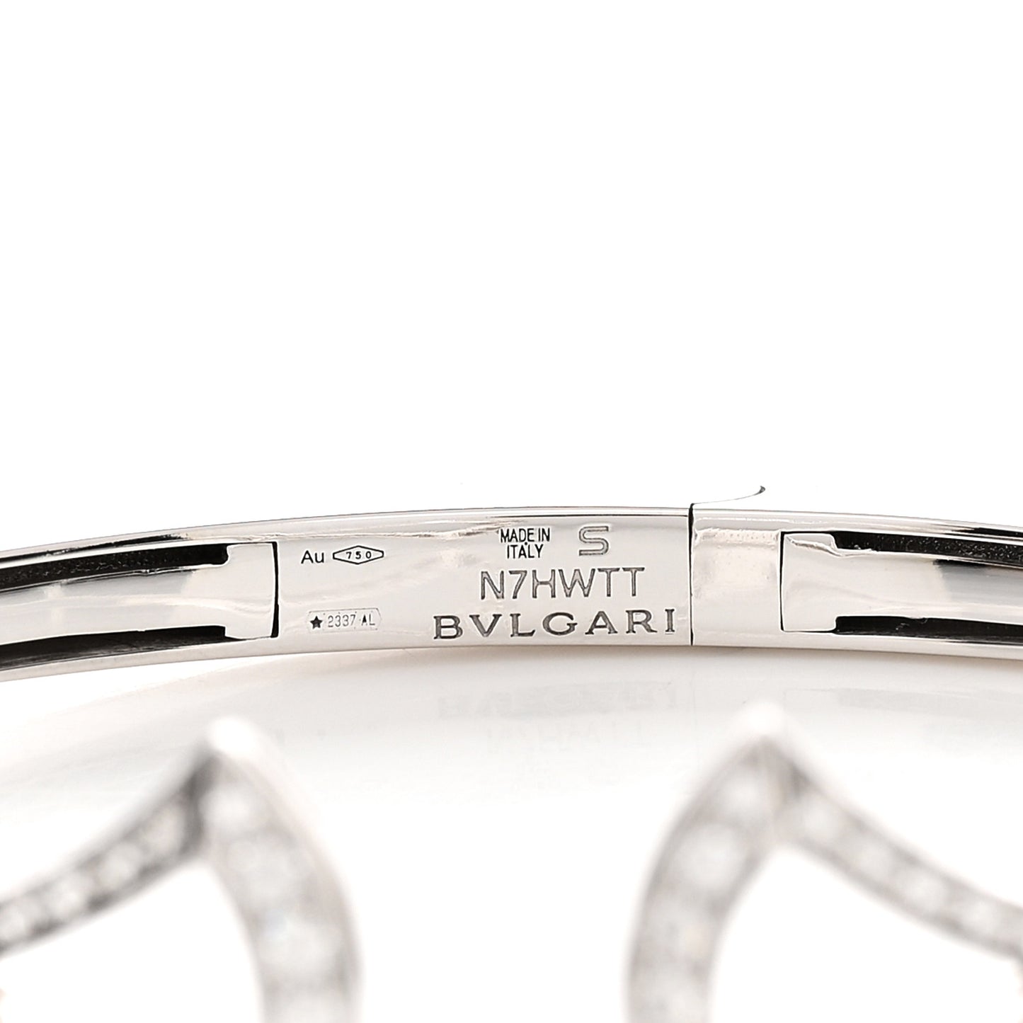 18K White Gold Diamond Openwork Divas Dream Bracelet S