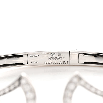Bulgari 18K White Gold Diamond Openwork Divas Dream Bracelet S 3 of 4