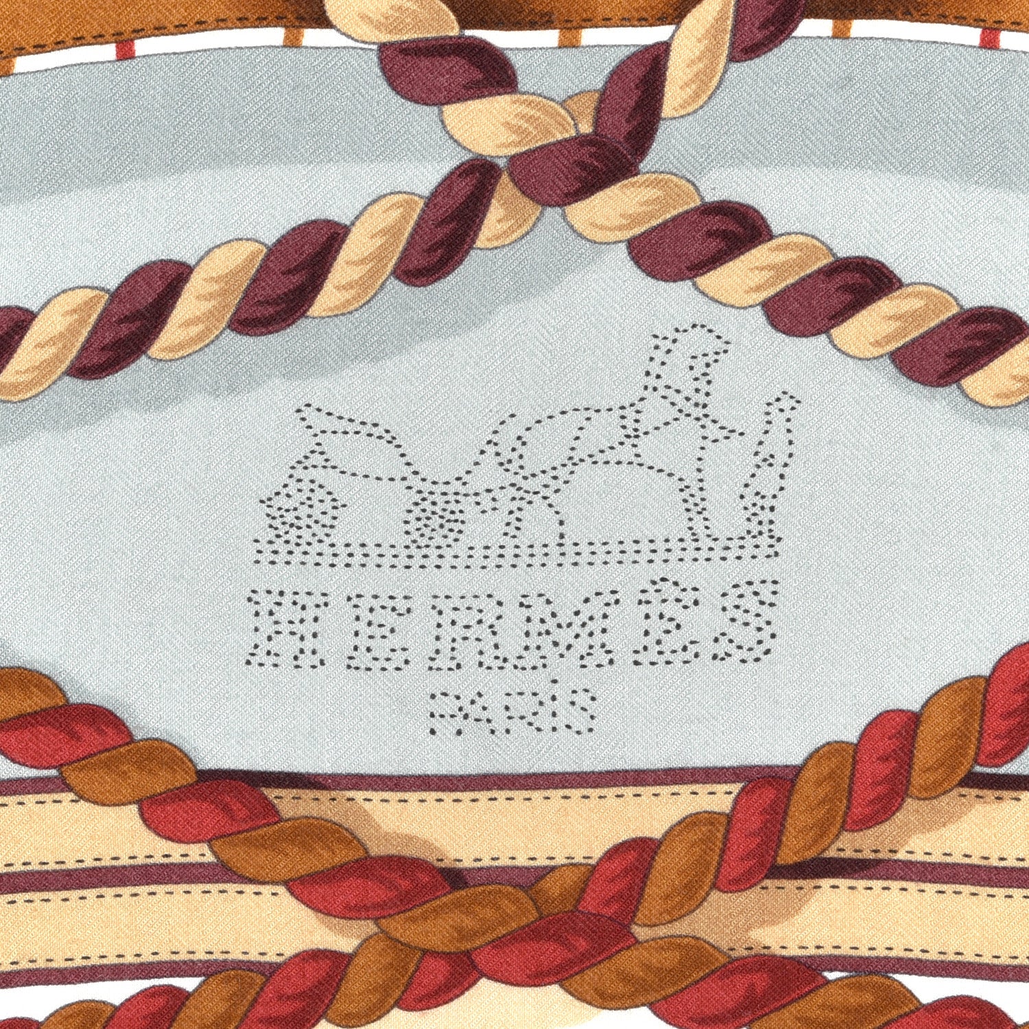 Hermes Cashmere Silk Grande Tenue Shawl 140 3 of 5