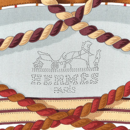 Hermes Cashmere Silk Grande Tenue Shawl 140 3 of 5