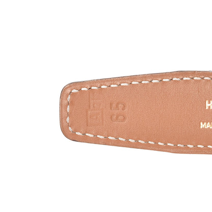 Hermes Chamonix Box 24mm Constance H Belt 65 Black Natural 5 of 11