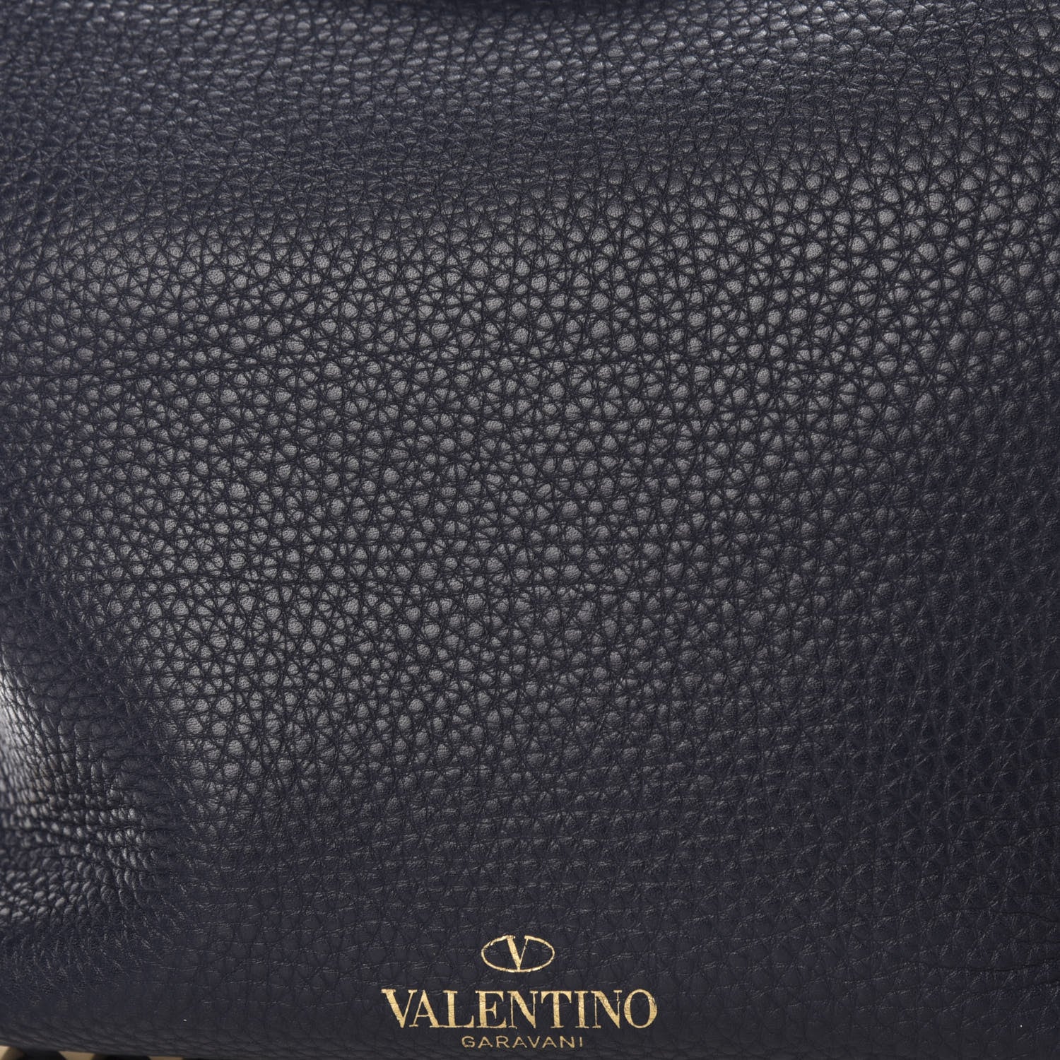Valentino Garavani Pebbled Calfskin Small Rockstud Flip-Lock Messenger Bag Marine 9 of 10