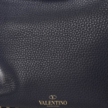 Valentino Garavani Pebbled Calfskin Small Rockstud Flip-Lock Messenger Bag Marine 9 of 10
