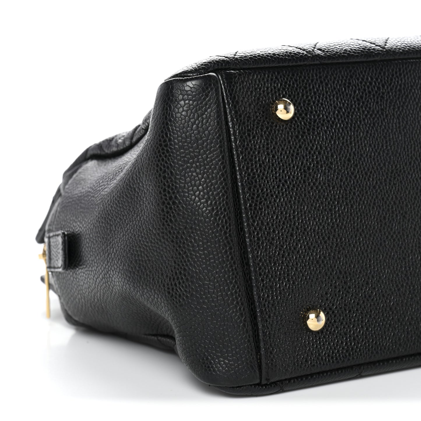 Caviar Quilted Petit Timeless Tote PTT Black