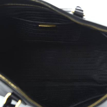 Prada Saffiano Large Galleria Double Zip Tote Black 5 of 9