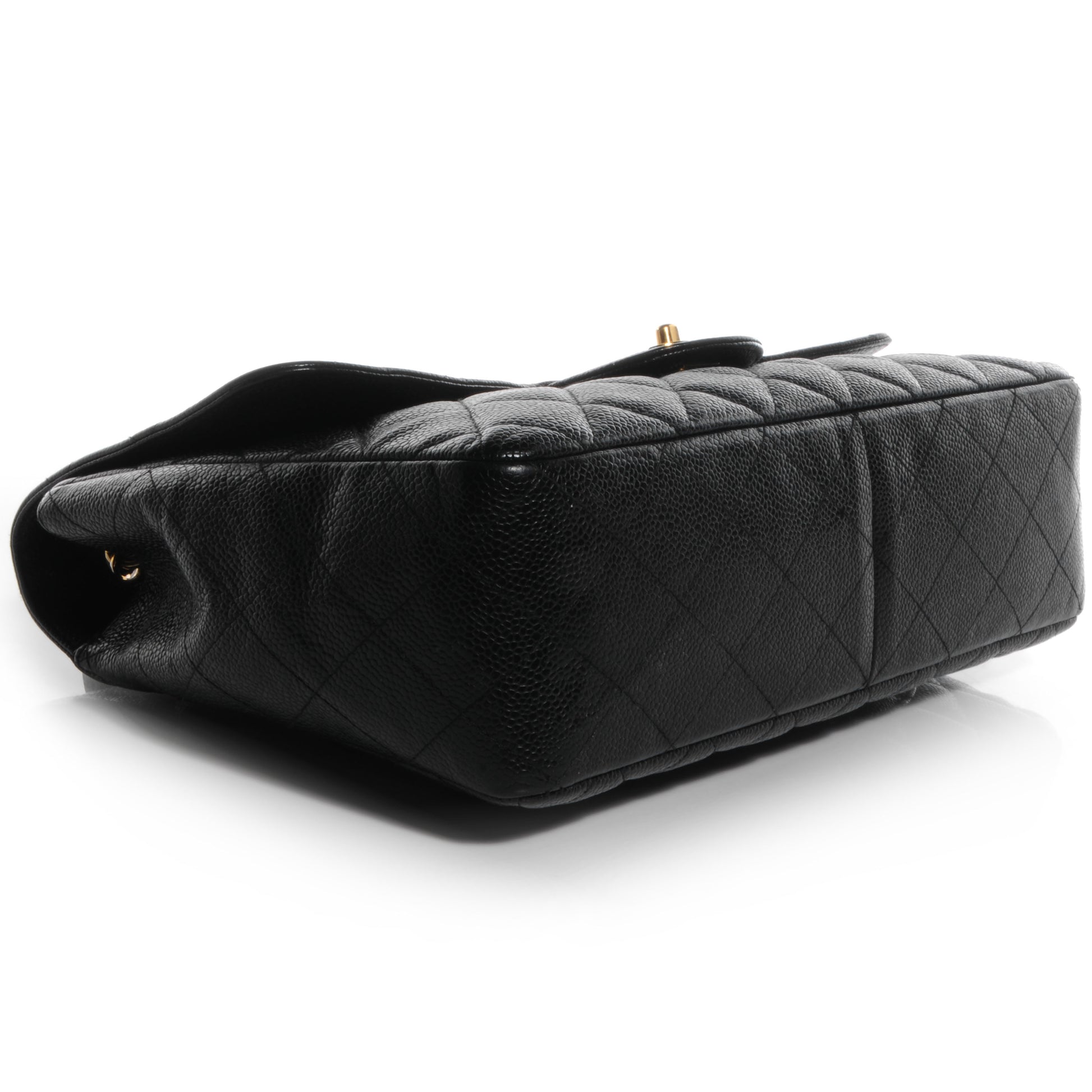 Chanel Caviar Jumbo Single Flap Black 4 of 8