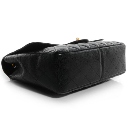 Chanel Caviar Jumbo Single Flap Black 4 of 8