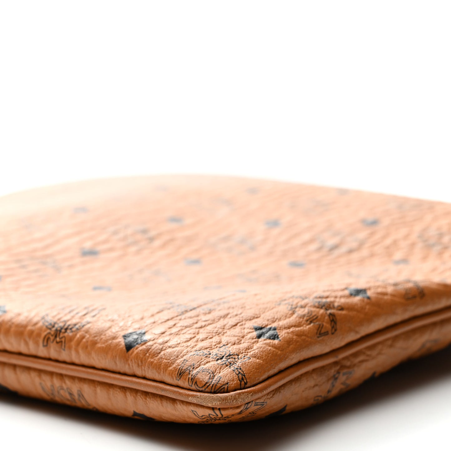 Visetos Medium Crossbody Pouch Cognac