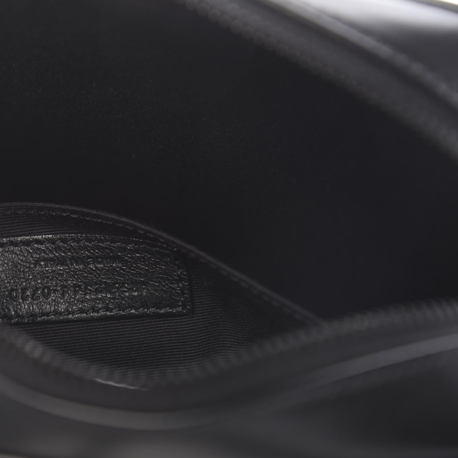 Saint Laurent Calfskin Matelasse Monogram Lou Camera Bag Black 7 of 10