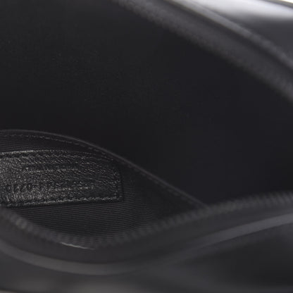 Saint Laurent Calfskin Matelasse Monogram Lou Camera Bag Black 7 of 10