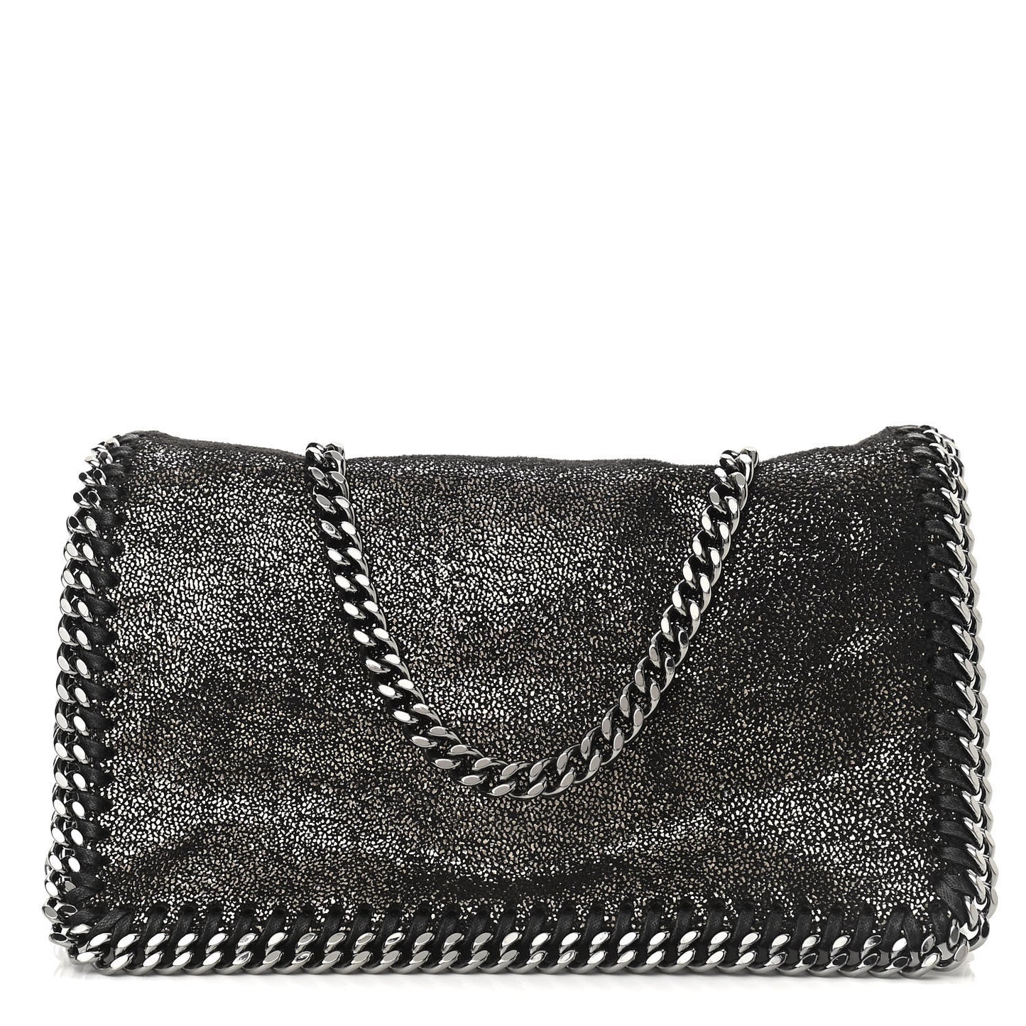 Shaggy Deer Falabella Crossbody Clutch Black