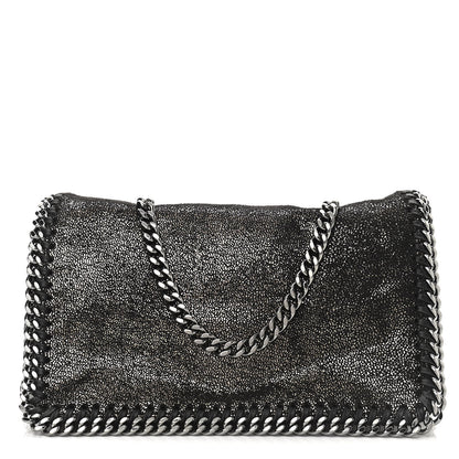 Stella McCartney Shaggy Deer Falabella Crossbody Clutch Black 1 of 9